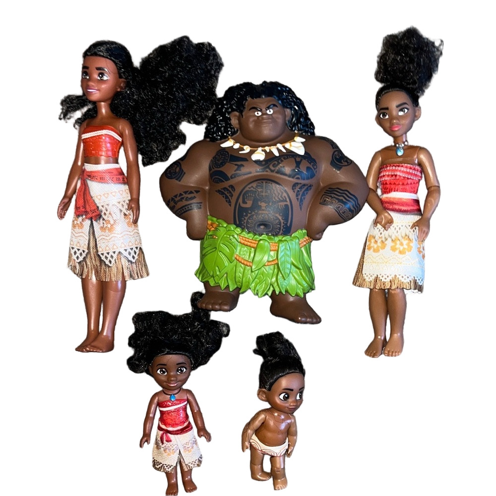 Disney Moana Doll Set of 5 Maui Figures